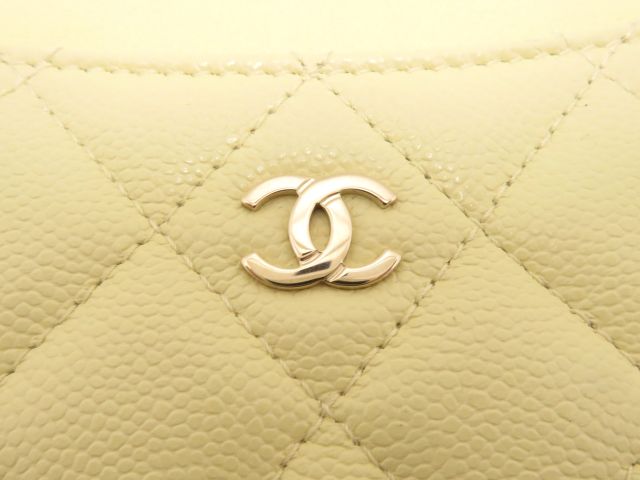 シャネルCHANEL ジップパース キャビアスキン AP2061ランダム. CHANEL シャネル マトラッセ ジップコインパース イエロー／GP