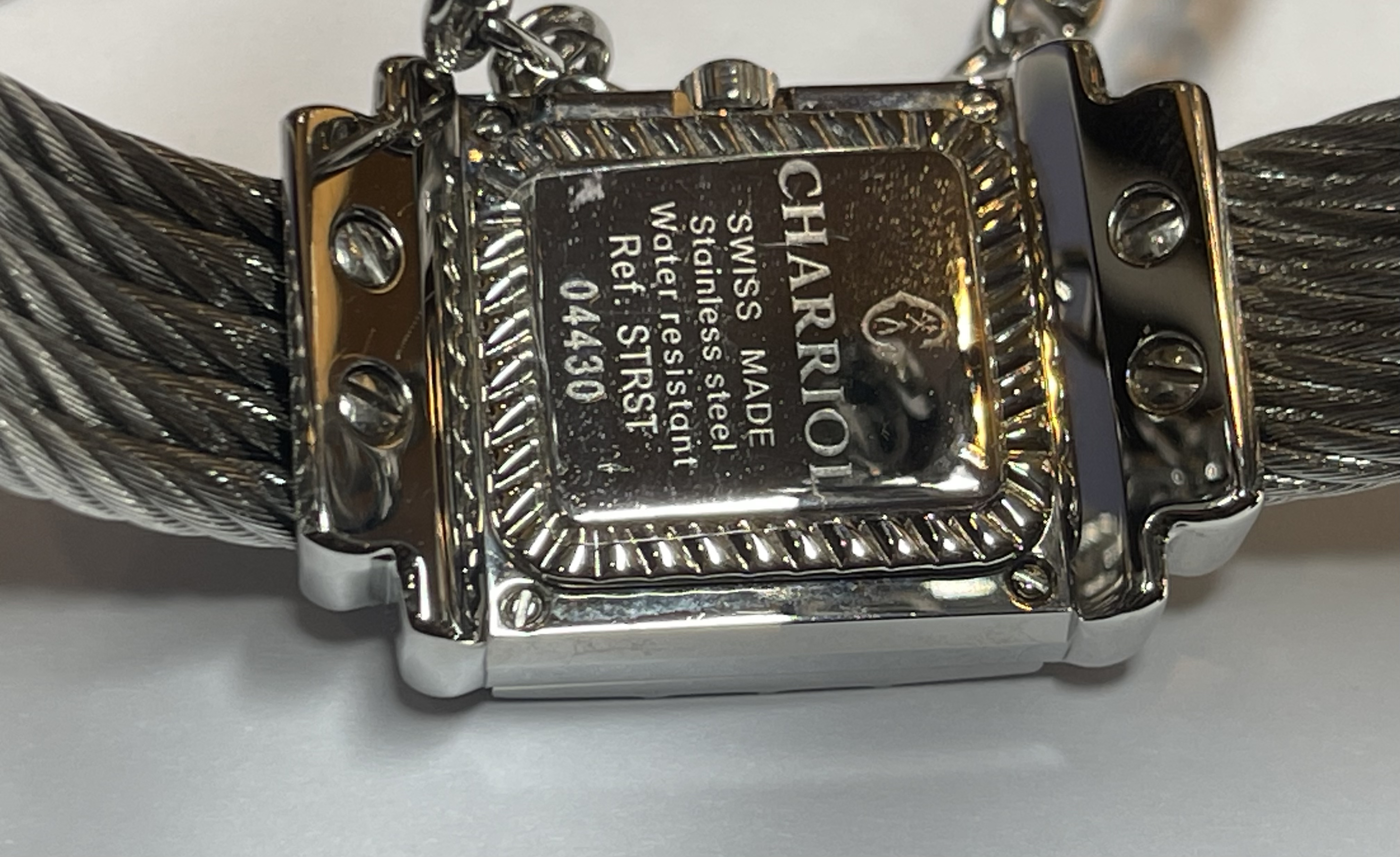 CHARRIOL シャリオール サントロペ スクエア 箱・保証・チェーン  