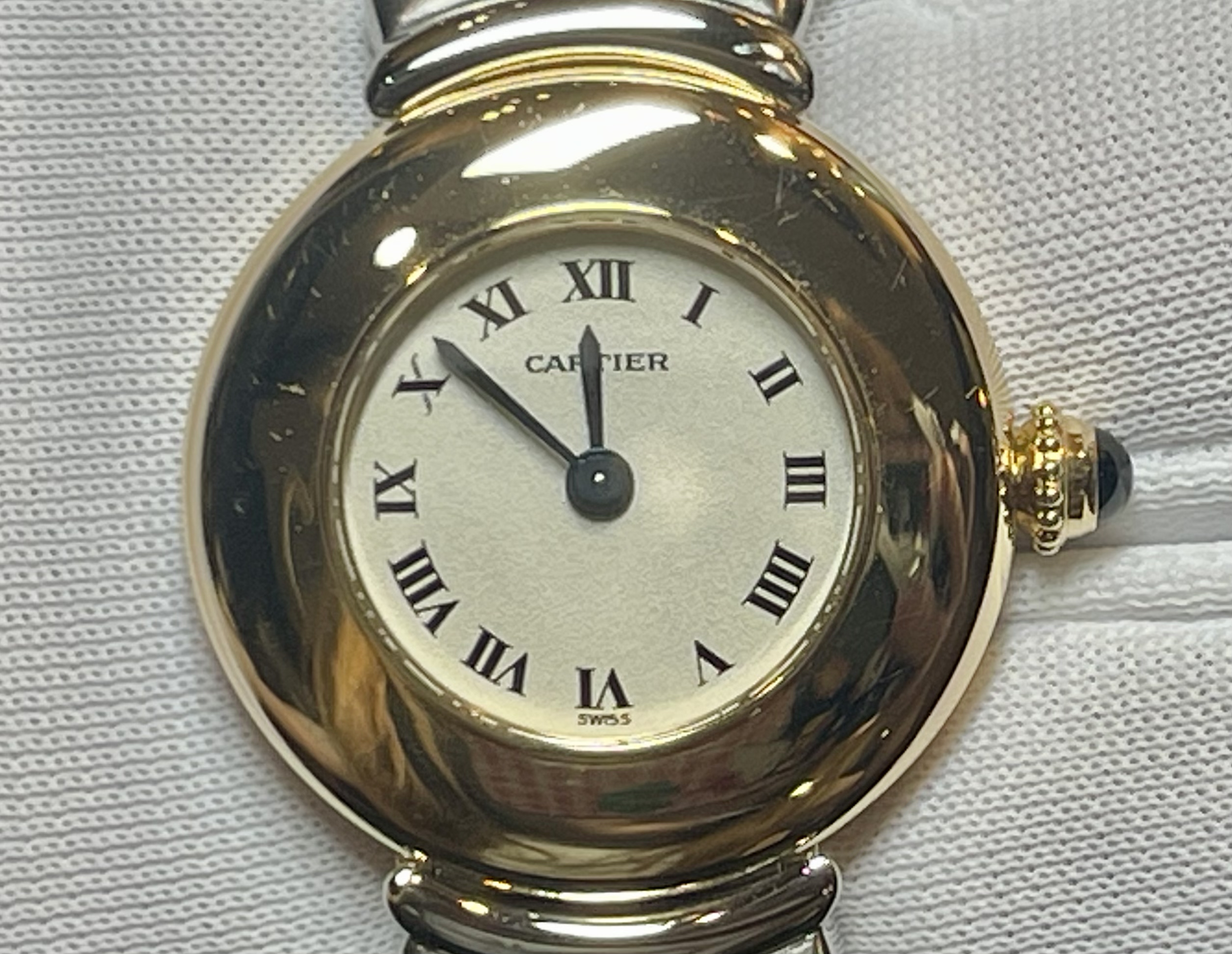 CARTIER カルティエ コリゼベルエポック クォーツ 女性 YG/SS  