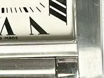 CARTIER　カルティエ　タンクフランセーズMM　クォーツ　男女兼用　SS　シルバー　W51011Q3　【432】　【2148103837180】