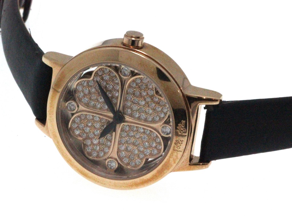 Folli Follie フォリフォリ 腕時計 WF2ROO5SS ステンレススチール／ピンクゴールドメッキ ラインストーン文字盤  クォーツ【472】SJ の購入なら「質」の大黒屋（公式）