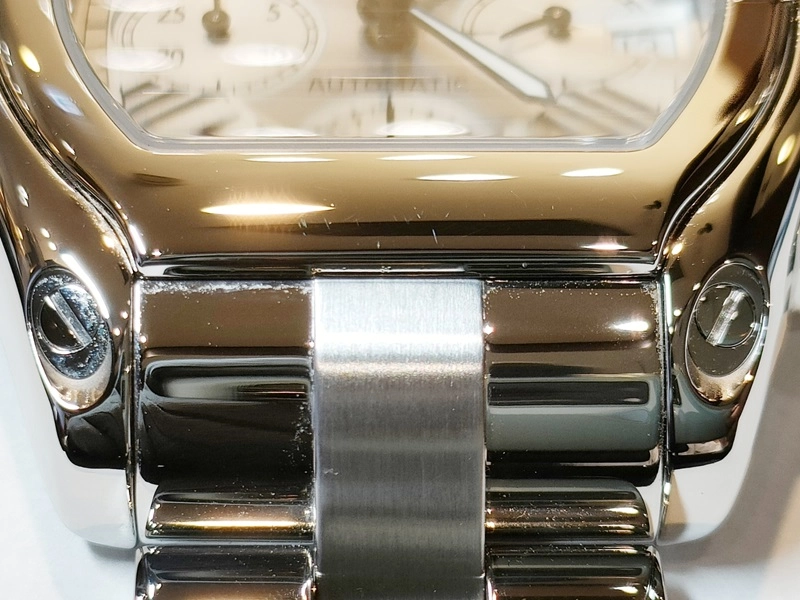 CARTIER　カルティエ　ロードスター クロノ　W62019X6　ステンレス　SS　シルバー　メンズ　自動巻き【432】2143300215687