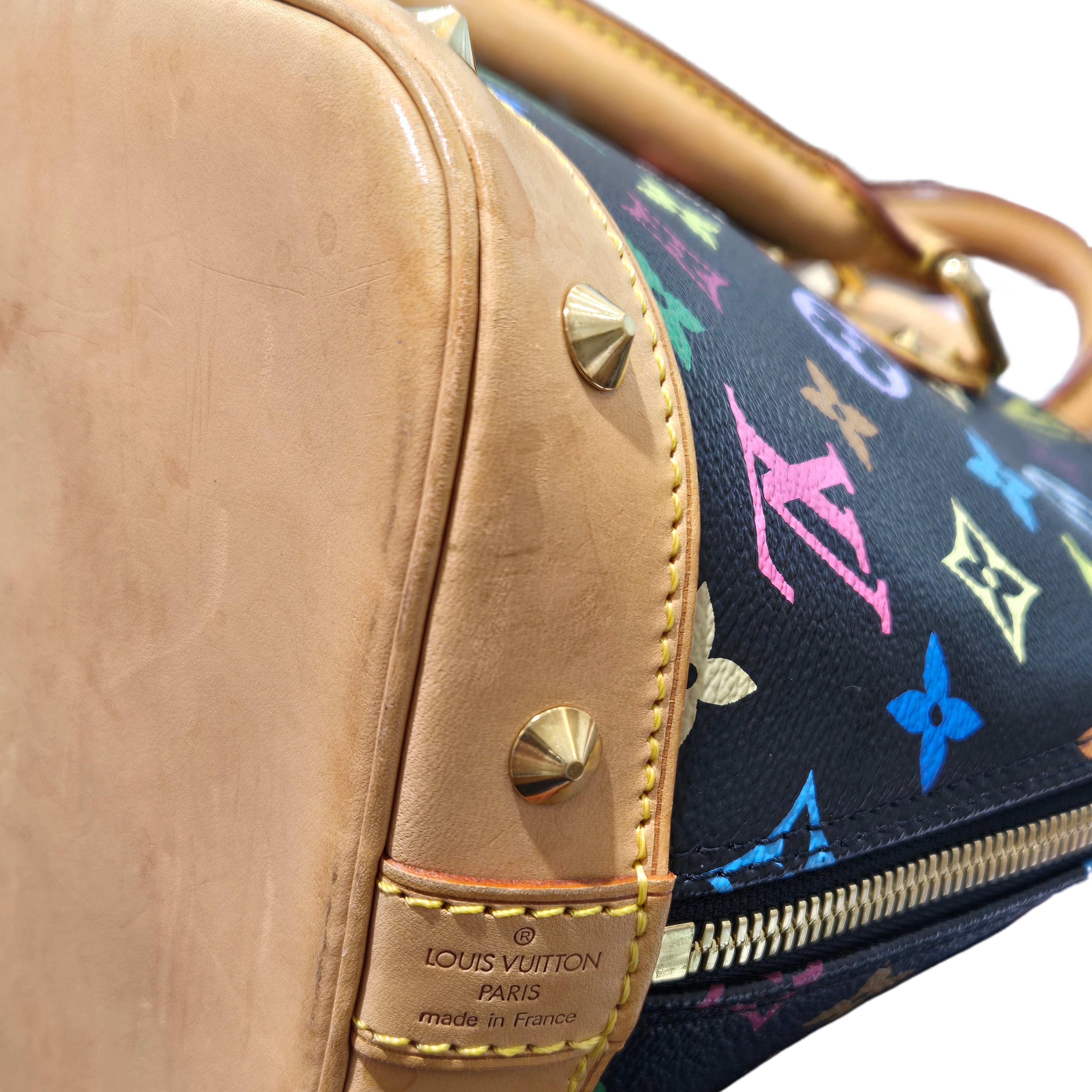 ルイヴィトン アルマ マルチカラー M92646 ハンドバッグ LV ロゴ マルチカラー アルマ ノワール M92646 モノグラムマルチカラー