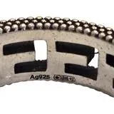 GUCCI グッチ スクエアGリング シルバー 5.5g 17号 576993 JB400 0811【432】2120500216874