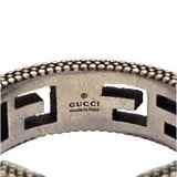 GUCCI グッチ スクエアGリング シルバー 5.5g 17号 576993 JB400 0811【432】2120500216874