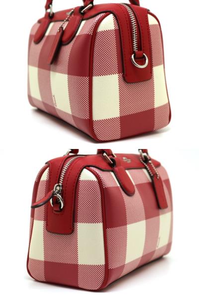COACH コーチ バッグ ハンドバッグ 2Way ミニボストン チェック