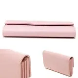 CHANEL　シャネル　ココマークフラップロングウォレット　ピンク/SV　キャビア　A50070【430】2143100507883