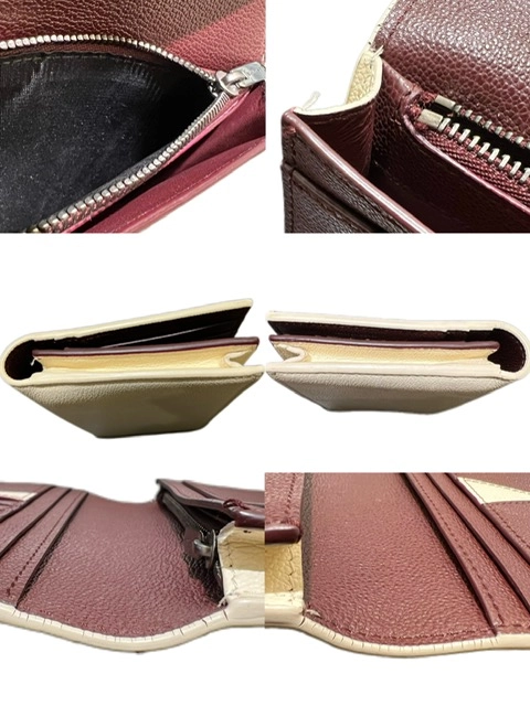 BVLGARI ブルガリ ブルガリブルガリ・マン ZIP長財布 ベージュ カーフ 291157 2120000308147 【432】