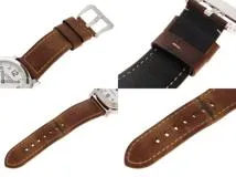 PANERAI　パネライ　ルミノール マリーナ44ｍｍ　PAM00113　SS/カワ　ホワイト　手巻き　スケルトン　メンズ　2148103793165【432】