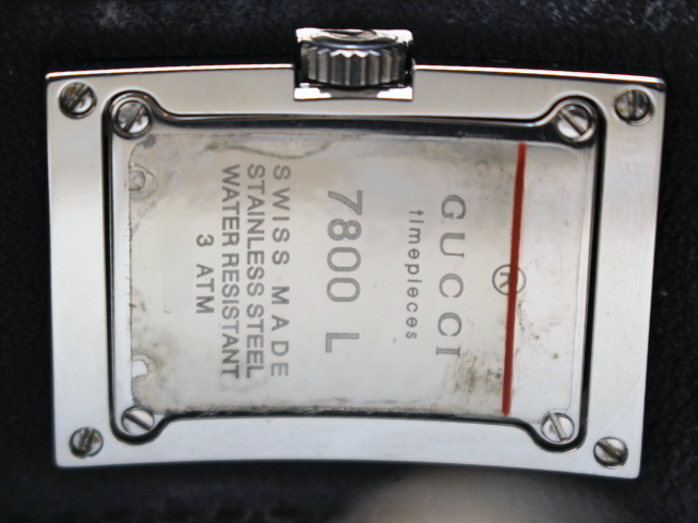 グッチ 7800L ステンレススチールウォッチ GUCCI Bangle watch Wrist Watch 7800L Quartz Stainless Steel