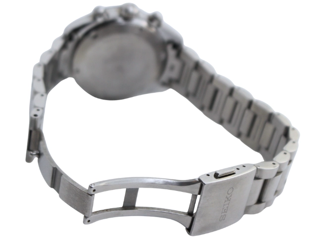 SEIKO セイコー 腕時計 プロスペックス スピードタイマー SS ホワイト/ブラック SBDL085 電波ソーラー メンズ  2148103928819