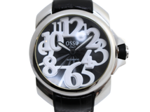OOSO ITALY　オッソイタリィ　腕時計　自動巻き　メンズ　ヴィゴローソ EW01　ブラック　2141100533420【中古】【200】【大黒屋】