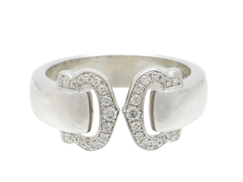 Cartier 18K WGダイヤモンド リング Cartier【カルティエ】 K18WGダイヤモンドリング (NO.61992) – JEX宝石
