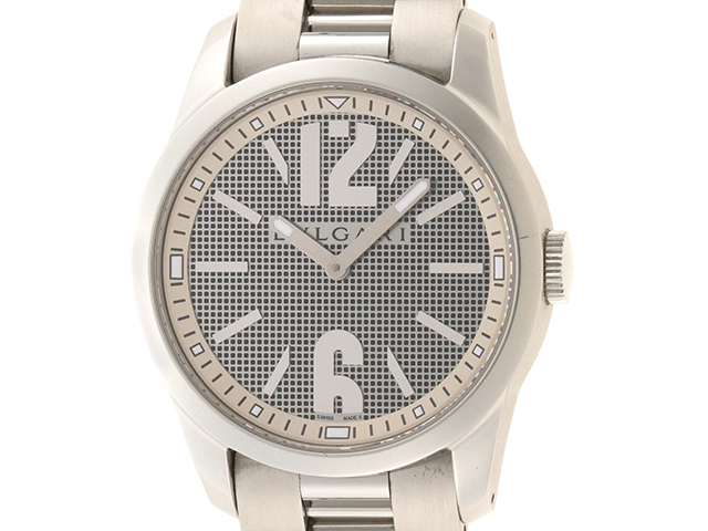 ブルガリ BVLGARI ST37SS グレー メンズ 腕時計