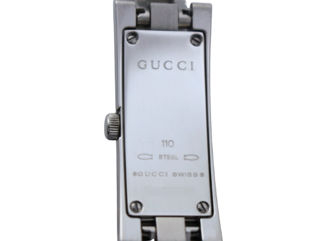GUCCI グッチ 腕時計 110 SS ピンクシェル クォーツ レディース 2148103912351 【200】