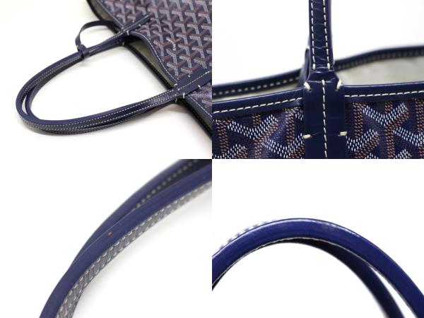 goyard トートバッグ ネイビー ≪ 新品 ≫ GOYARD ゴヤールサンルイ PM マリーヌ ネイビー 紺