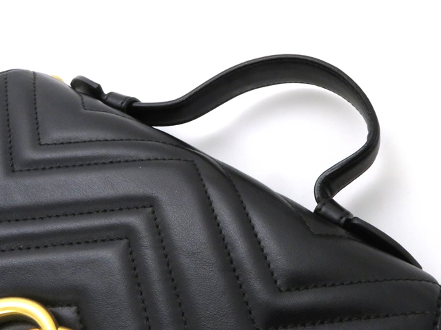 GUCCI グッチ GGマーモント スモールトップハンドルバッグ 498110