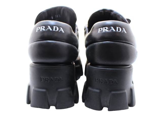 PRADA プラダ 靴 厚底スニーカー 119 モノリス パデッドナッパ