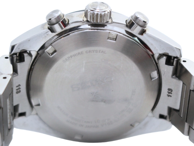 SEIKO セイコー 腕時計 プロスペックス スピードタイマー SS ホワイト/ブラック SBDL085 電波ソーラー メンズ  2148103928819