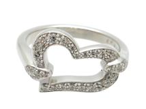 PIAGET　ピアジェ　ファニーハート　リング　指輪　WG　ホワイトゴールド　ダイヤモンド　53号　日本サイズ:約13号　6.6g