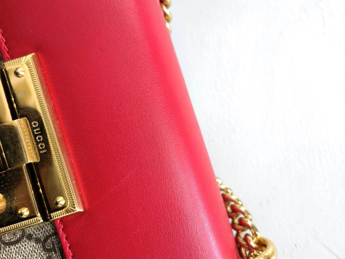 GUCCI グッチ GGスプリームパドロックGGスモールショルダー