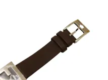 FENDI フェンディ　レディース クオーツ　レクタンギュラー 2PD F100101701　ブラウン レザー