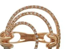 JEWELRY　貴金属・宝石　リング　指輪　K18　ピンクゴールド　D　ダイヤモンド　0.50ct　7.3g　約11号