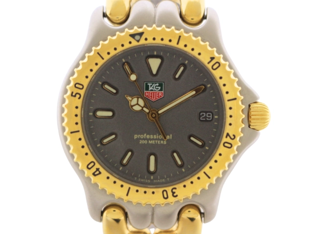 TAG HEUER タグホイヤー 腕時計 セルシリーズ SS/GP グレー S95.213K