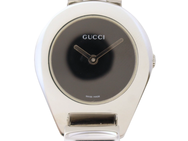 GUCCI グッチ 腕時計 6700L ブラック SS クォーツ レディース