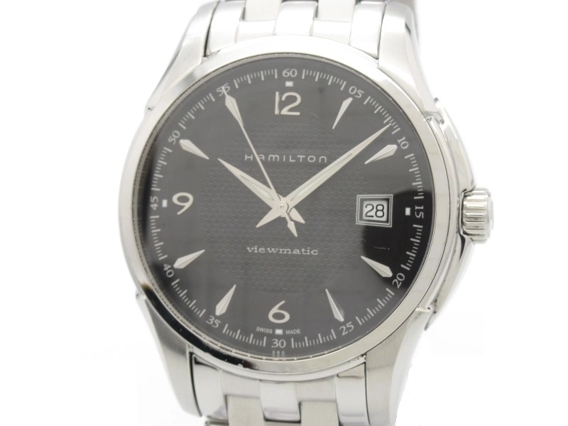 ハミルトン HAMILTON ジャズマスター　ビューマチック H325150 ステンレススチール 自動巻き メンズ 腕時計