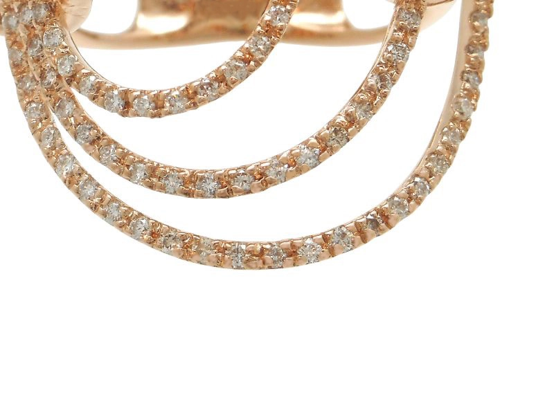JEWELRY　貴金属・宝石　リング　指輪　K18　ピンクゴールド　D　ダイヤモンド　0.50ct　7.3g　約11号
