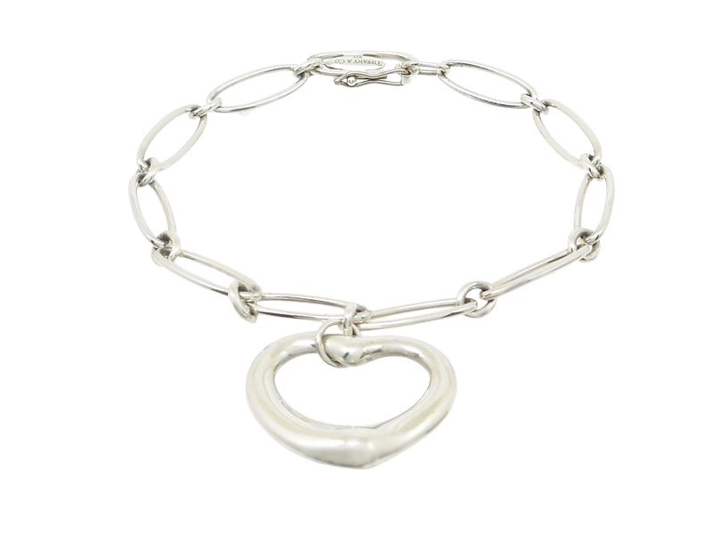 TIFFANY&CO ティファニー オープンハート ブレスレット SV