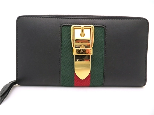 GUCCI グッチ ラウンド長財布 476083 シルヴィジップアラウンド