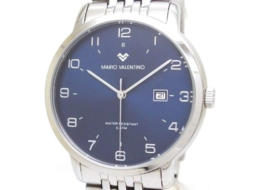 マリオバレンチノ メンズ クォーツ スイス製 極美品 - 腕時計