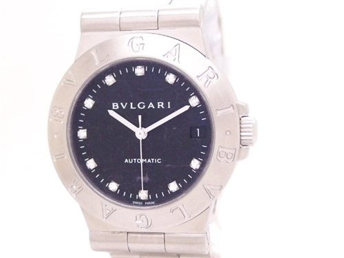 ブルガリ BVLGARI LCV35S つかいこなす ディアゴノ デイト 自動