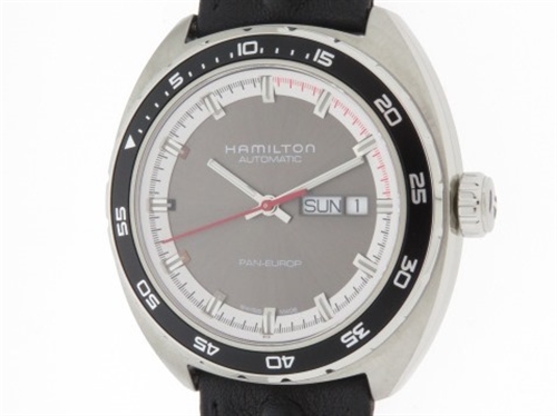 354【美品】ハミルトン時計 カーキ ビロウゼロ 自動巻き メンズ 