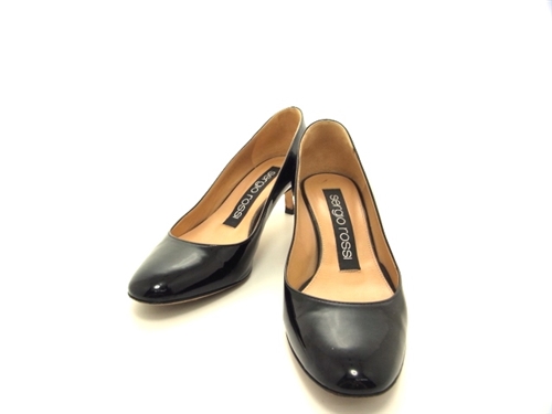セルジオロッシ パンプス 35 美品】 sergio rossi / セルジオロッシ | エナメル レザー