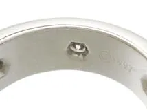 Cartier　カルティエ　ラブリング　オール　指輪　WG　ホワイトゴールド　D　ダイヤモンド　7.9g　48号　日本サイズ8号　B4026000