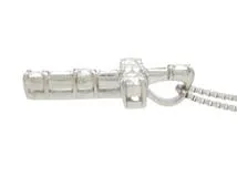 JEWELRY　貴金属・宝石　ダイヤモンドネックレス　クロス　PT　プラチナ　ダイヤモンド　1.00ct　7.0g