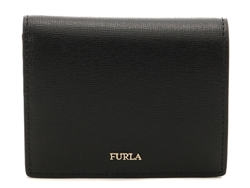 FURLA フルラ サイフ・小物 財布 二つ折財布 ブラック ベージュ レザー