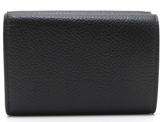 ☆関税込☆BALENCIAGA★ロゴ 小銭入れ 三つ折り 財布★BLACK バレンシアガ☆BALENCIAGA BBロゴ 三つ折り 小銭入れ付き 財布