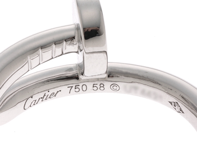 2017年国内正規ギャラ Cartier 貴金属・宝石 リング ジュスト