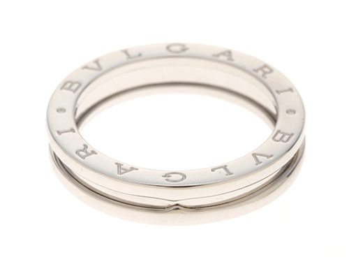 BVLGARI ブルガリ B-zero1 リング XSサイズ WG 8.4g #59【430