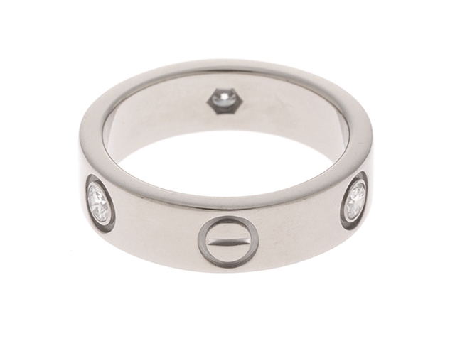 Cartier カルティエ 貴金属・宝石 リング ラブリング ハーフ 3ポイント