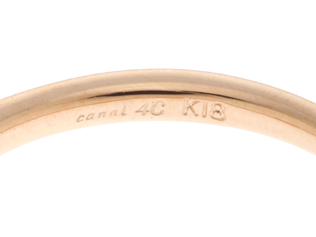 canal4℃ カナルヨンドシー リング 指輪 K18PG ピンクゴールド ダイヤモンド 11号 【460】の購入なら「質」の大黒屋（公式）