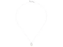 4℃ ヨンドシー 貴金属 宝石 ジュエリー ネックレス ダイヤモンド K10 ホワイトゴールド 1.6g【460】