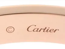 Cartier カルティエ ラブブレスレット ハーフダイヤモンド PG ピンクゴールド 新型 17号 【460】