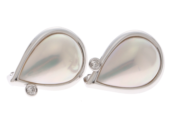 TASAKI タサキ WG ホワイトゴールド マベパール ダイヤモンド