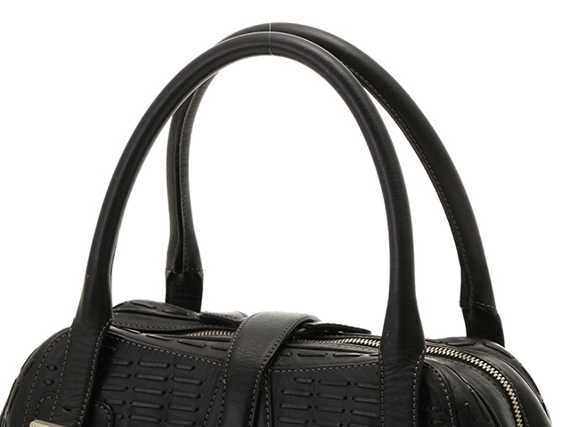 LOEWE ロエベ バッグ ハンドバッグ ブラック カーフ 【437】 の