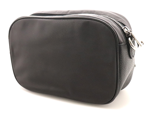COACH コーチ ショルダーバッグ ブラック レザー ナイロン【205 COACH コーチ ショルダーバッグ ブラック レザー ナイロン【205